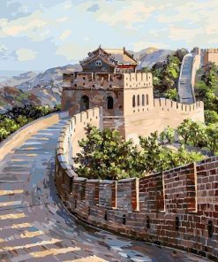 Great Wall of China paint by numbers