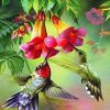 Hummingbirds paint by numbers