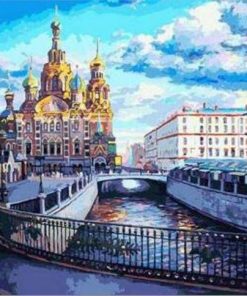 Moscow Russia paint by numbers
