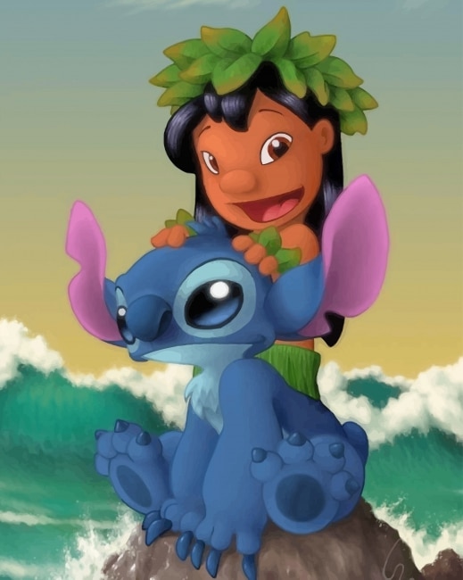 Lilo and Stitch NEW Paint By Numbers 