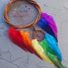 Rainbow Dream Catcher paint by numbers