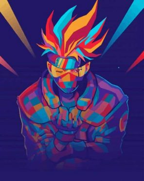 Colorful Naruto Paint by numbers