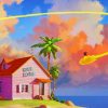 Dragon Ball House Paint by numbers
