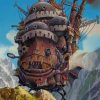 Howls Moving Castle Studio Ghibli ppaint by numbers