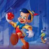 Pinocchio Cartoon paint by numbers