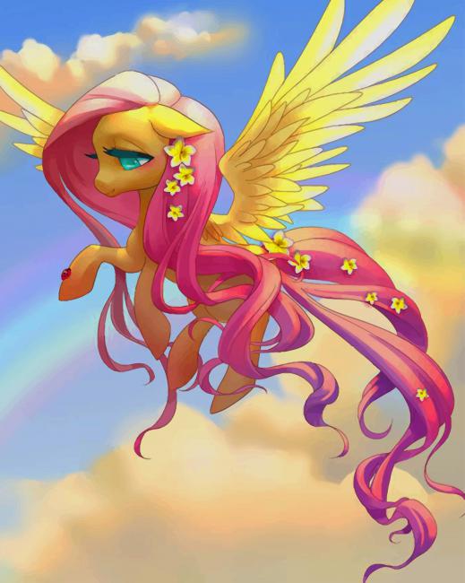 Pony With Wings paint by numbers