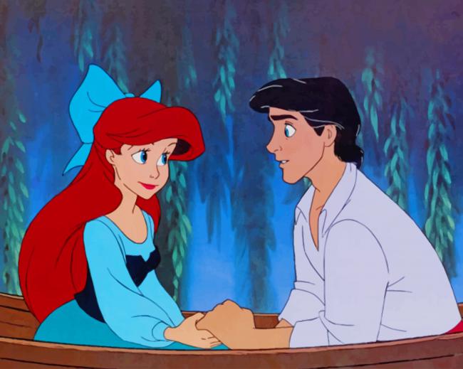 Prince Eric Little Mermaid paint by numbers