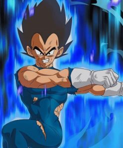 Vegeta Dragon Ball Paint by numbers