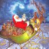Christmas Santa Celebration paint by numbers