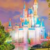 Cinderella Castle paint by numbers