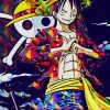 Monkey D Luffy One Piece paint by numbers