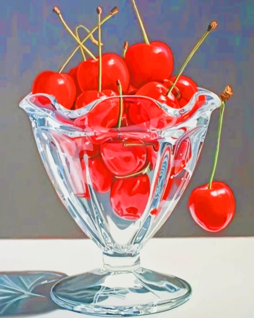 Aesthetic Cherries Paint by numbers