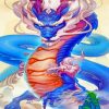 Blue Dragon Paint by numbers
