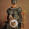 Cat Woman From The Elizabeth Age Paint by numbers