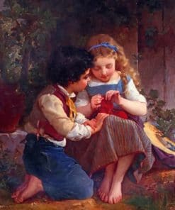 Emile Munier A Special Moment Paint by numbers