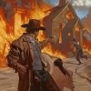 Wild West Gunfight Paint by numbers