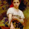 William Adolphe Bouguereau Grape Picker Paint by numbers