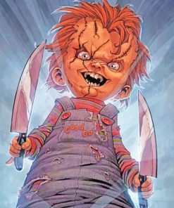 Chucky Comic paint by numbers