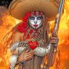 Mexican Sugar Woman paint by numbers