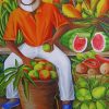 Fruit Seller Paint by numbers