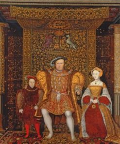 Henry VIII Family paint by numbers