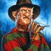 Scary Freddy Krueger Piant by numbers