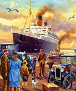 titanic ship passengers paint by numbers