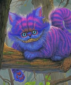 Cheshire Cat paint by number