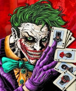 Joker Comic Paint by numbers