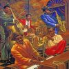 African Musicians Paint by numbers