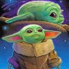 Baby Yoda Paint by numbers