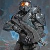 Master Chief Halo Paint by numbers