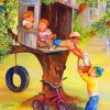 Tree House Boys Paint by numbers