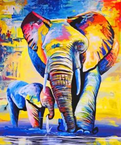 elphant-family-paint-by-number