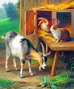 goat-and-rabbit-paint-by-number