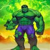 Hulk Hero Paint by numbers
