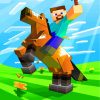 horseman-minecraft-paint-by-numbers