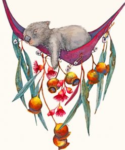 sleepy-wombat-paint-by-numbers