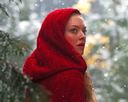 Amanda Seyfried In Red Riding Hoo paint by numbers