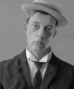 Buster Keaton In Hat Paint by numbers