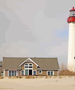 Cape-May-lighthouse-paint-by-numbers