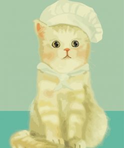 Chef Kitty Paint by numbers