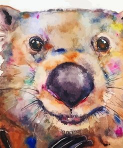 Colorful Wombat Paint by numbers