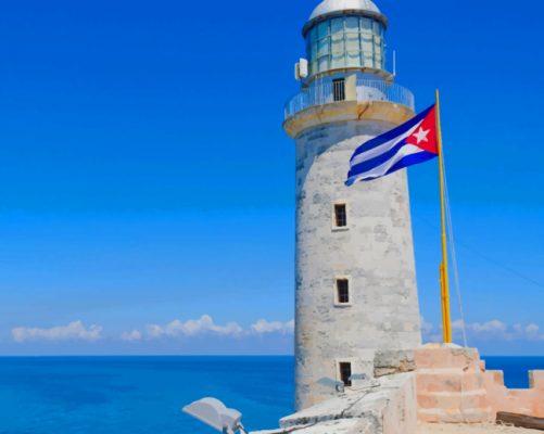 Cuba-Beach-Lighthouse-paint-by-number-501x400