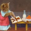 Cute Kitten Cooking Paint by numbers