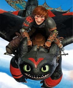 How To Train Your Dragon Animation Paint by numbers