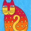 Laurel Burch Cat Art Paint by numbers