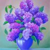 Lilac Vase Still Life Paint by numbers
