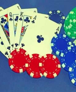 Poker Card Game Paint by numbers