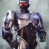Robocop Illustration Art Paint by numbers